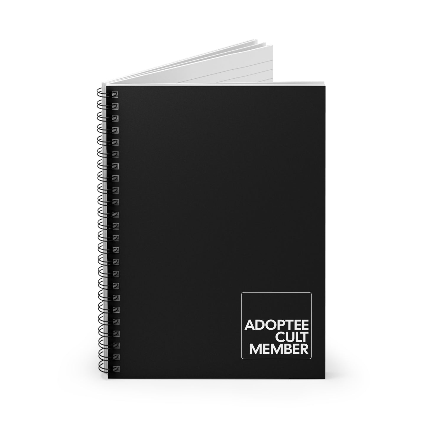 Adoptee Cult Member Spiral Notebook | Snarky Adoptee Journal | Disenfranchised Souvenirs