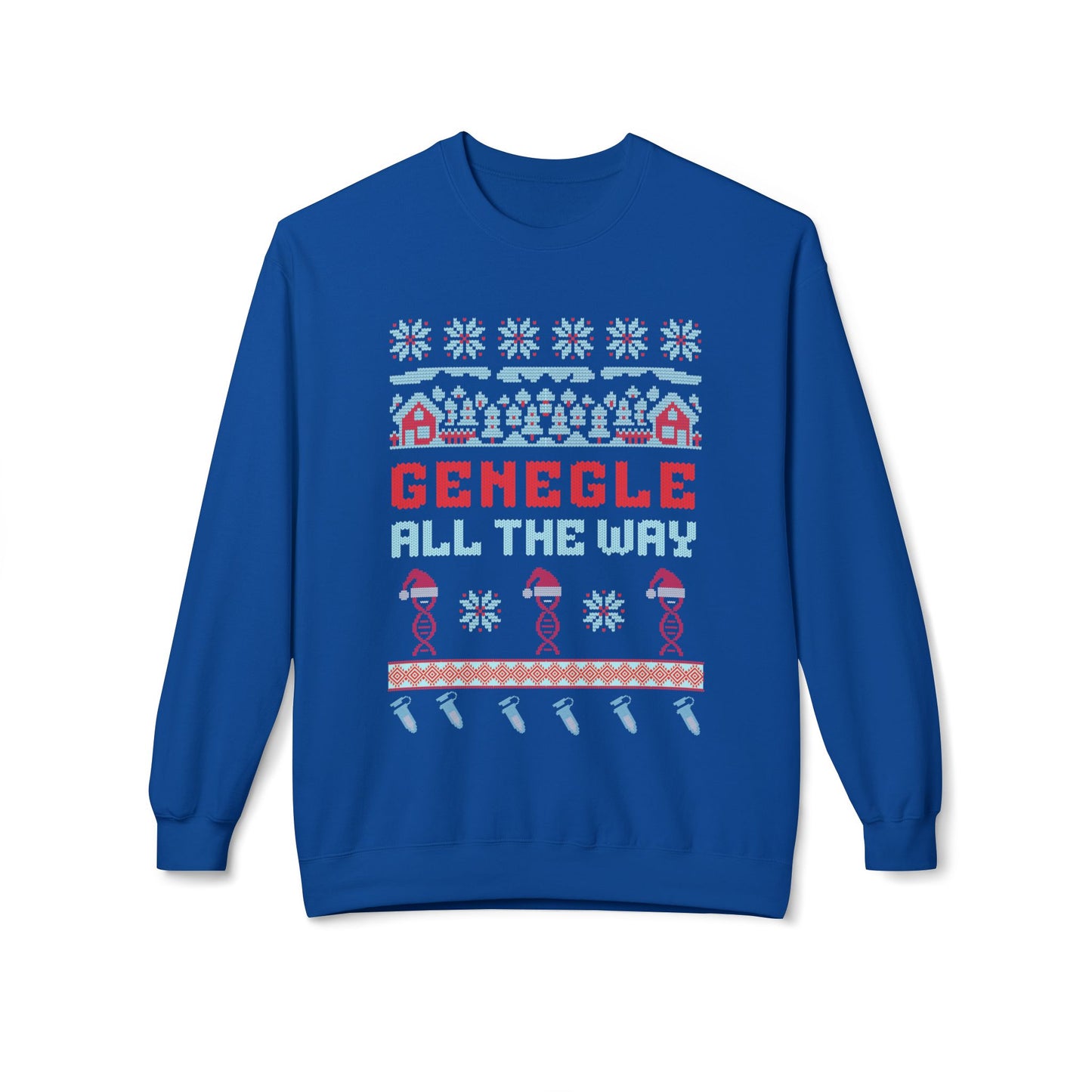 Gene-gle All the Way | DNA Holiday Ugly Sweater