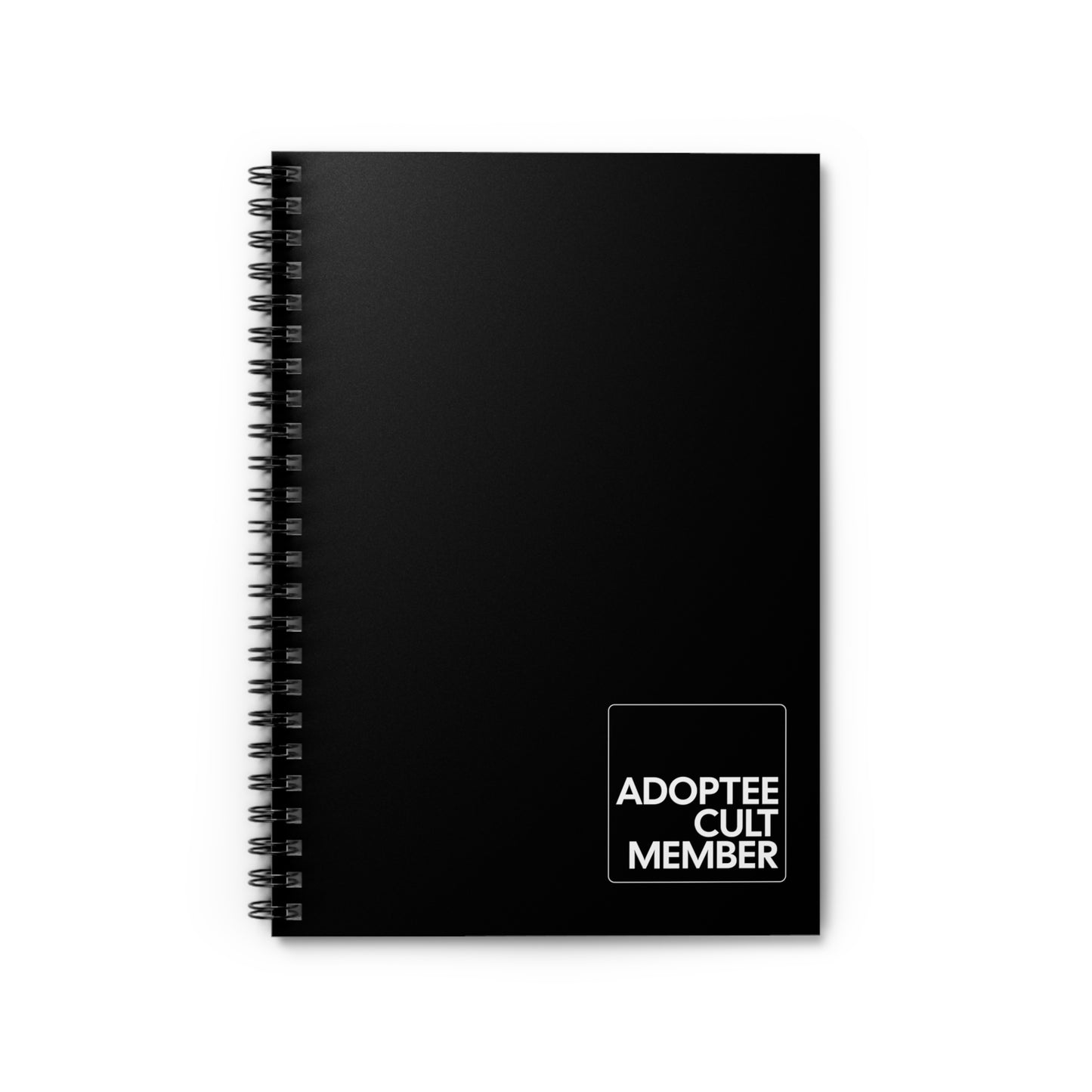 Adoptee Cult Member Spiral Notebook | Snarky Adoptee Journal | Disenfranchised Souvenirs