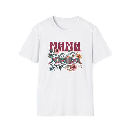 Mama Unisex T-Shirt – Floral DNA Design, Adoptee Reunion Matching Mother Shirt