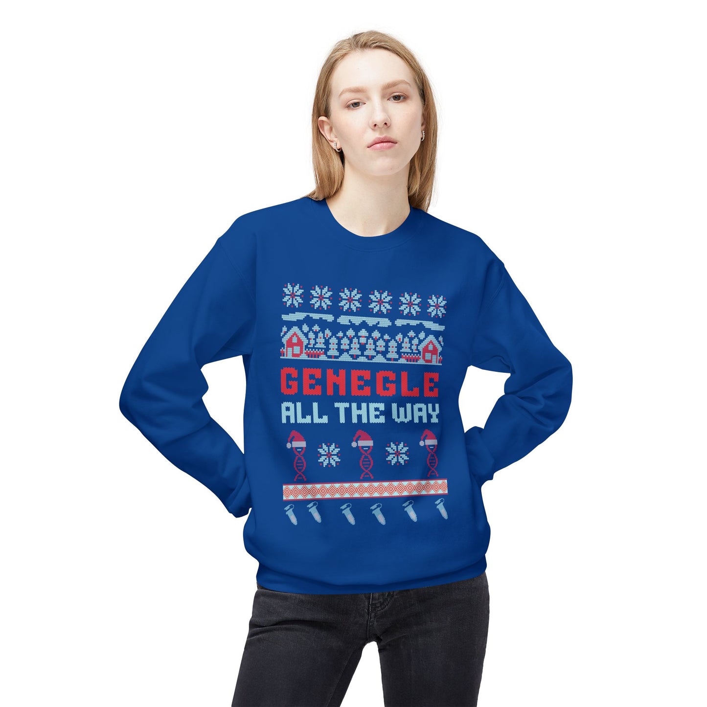Gene-gle All the Way | DNA Holiday Ugly Sweater