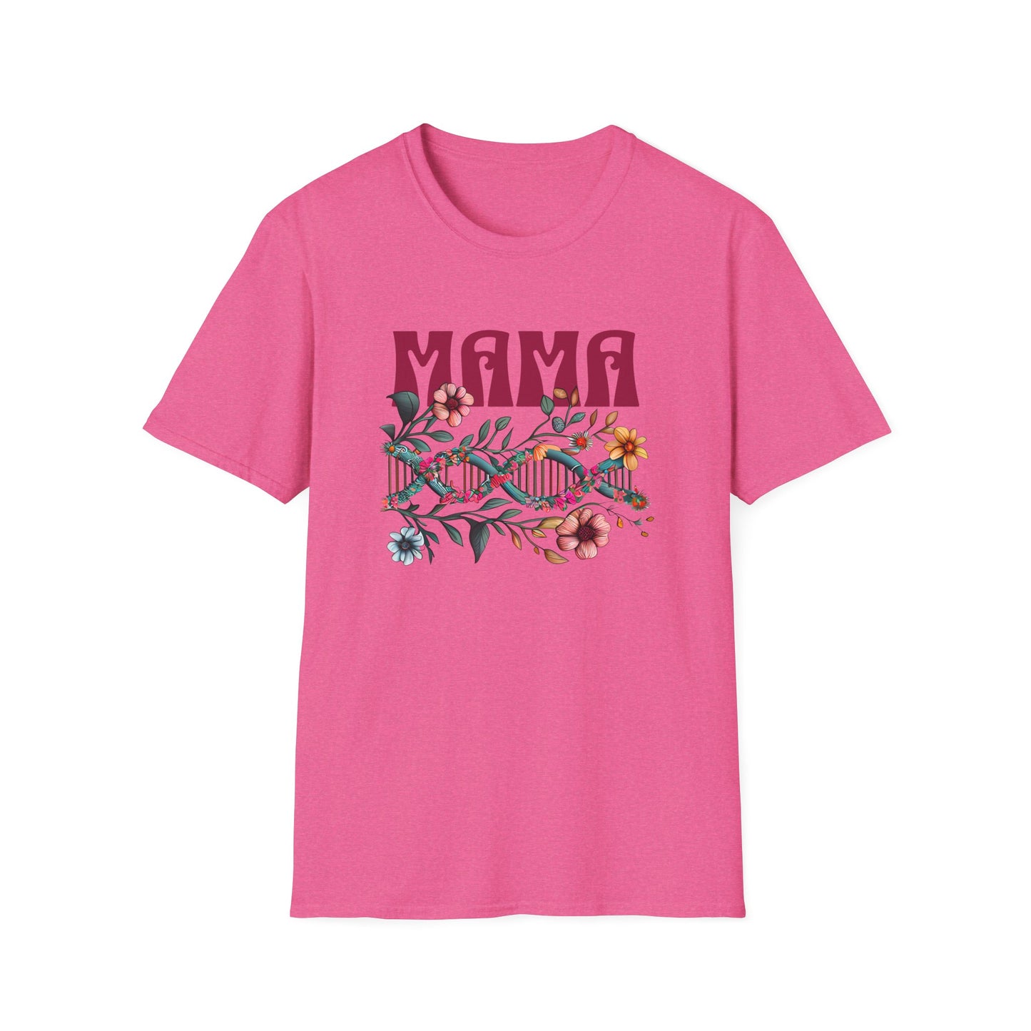 Mama Unisex T-Shirt – Floral DNA Design, Adoptee Reunion Matching Mother Shirt