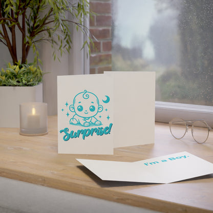 Surprise! I’m a Boy. | Snarky Adoptee Greeting Card | Disenfranchised Souvenirs Collection