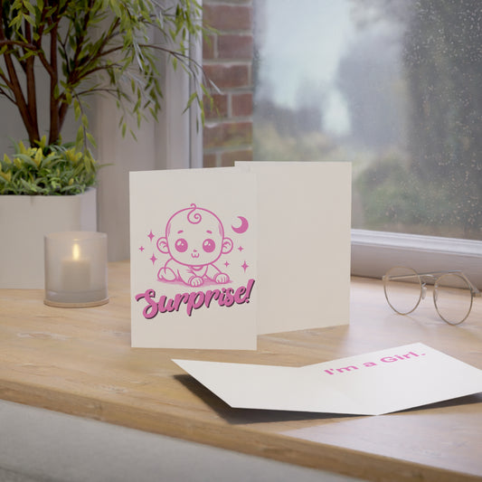 Surprise! I’m a Girl. | Snarky Adoptee Greeting Card | Disenfranchised Souvenirs Collection