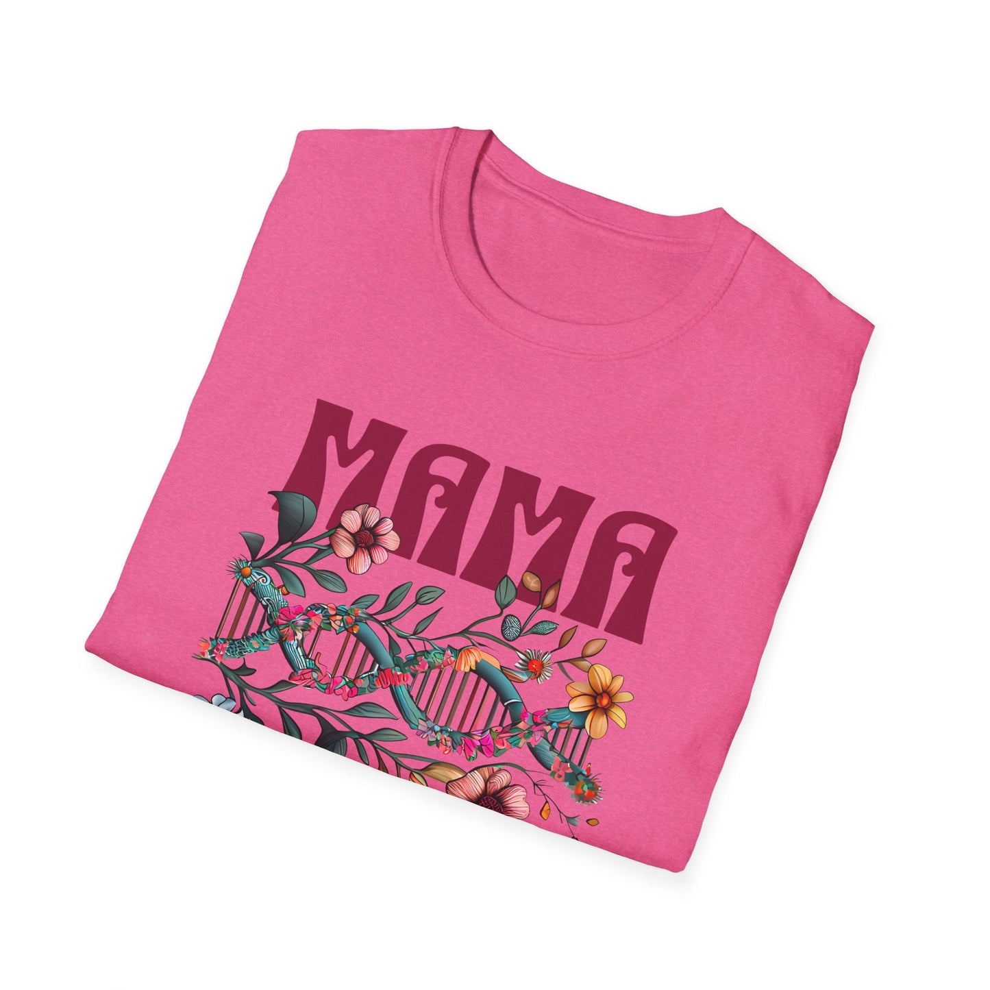 Mama Unisex T-Shirt – Floral DNA Design, Adoptee Reunion Matching Mother Shirt