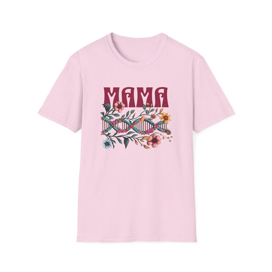 Mama Unisex T-Shirt – Floral DNA Design, Adoptee Reunion Matching Mother Shirt