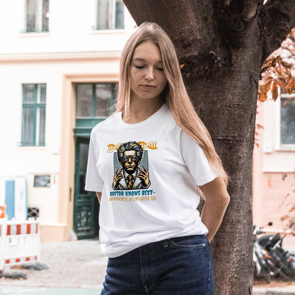 Doctor Knows Best Unisex T-Shirt – Fertility Fraud, Donor Conceived Humor, DNA Surprise Apparel