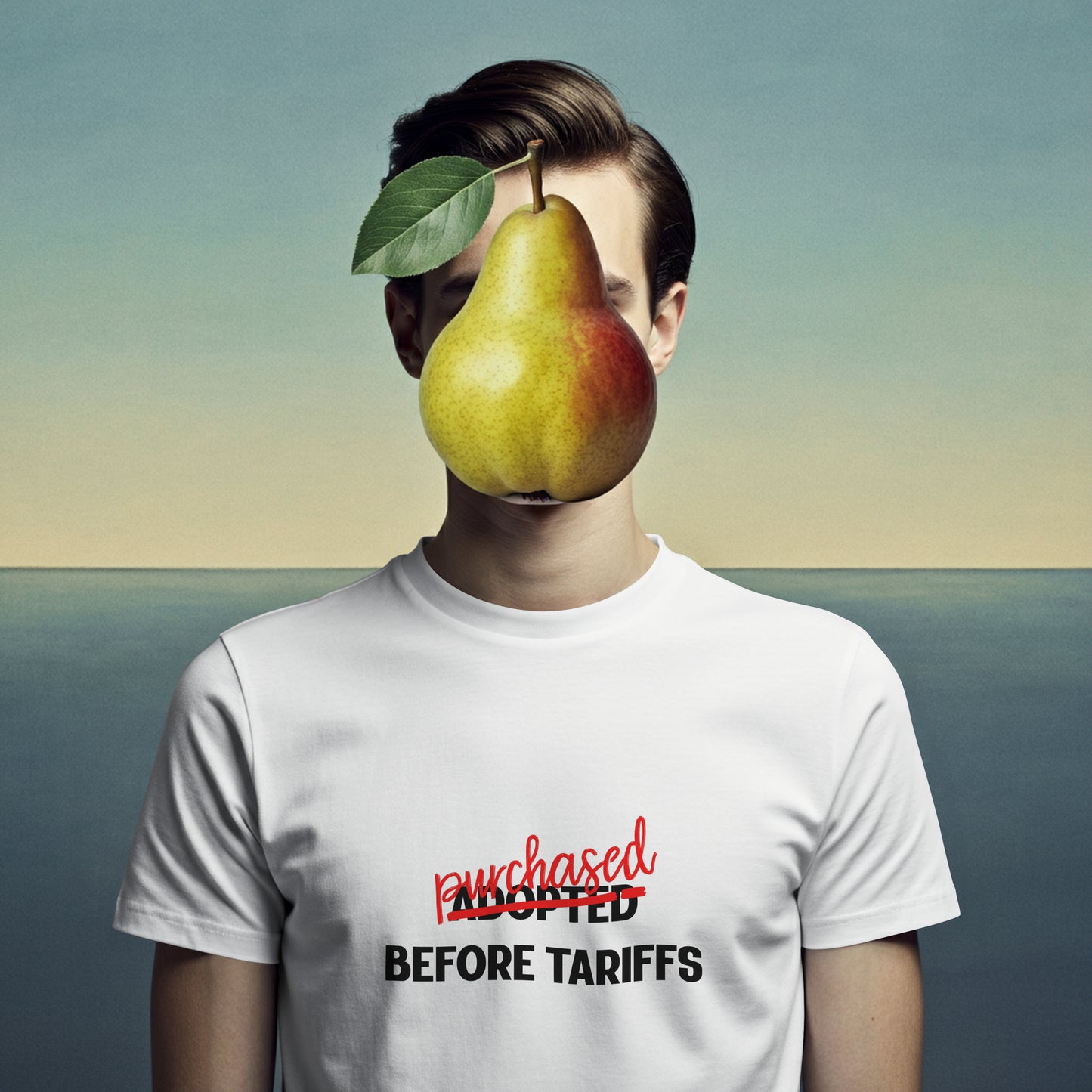 Adopted Before Tariffs Unisex T-Shirt – Adoptee Snark, Political Humor, Adoption Commentary