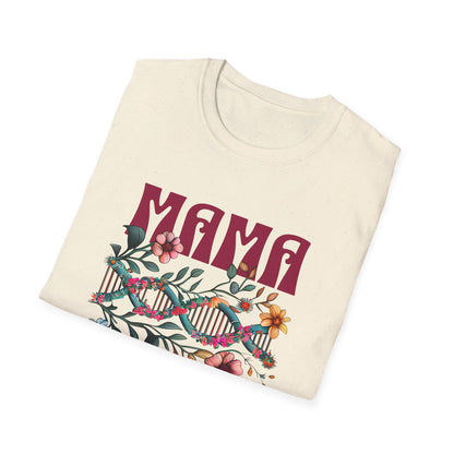 Mama Unisex T-Shirt – Floral DNA Design, Adoptee Reunion Matching Mother Shirt