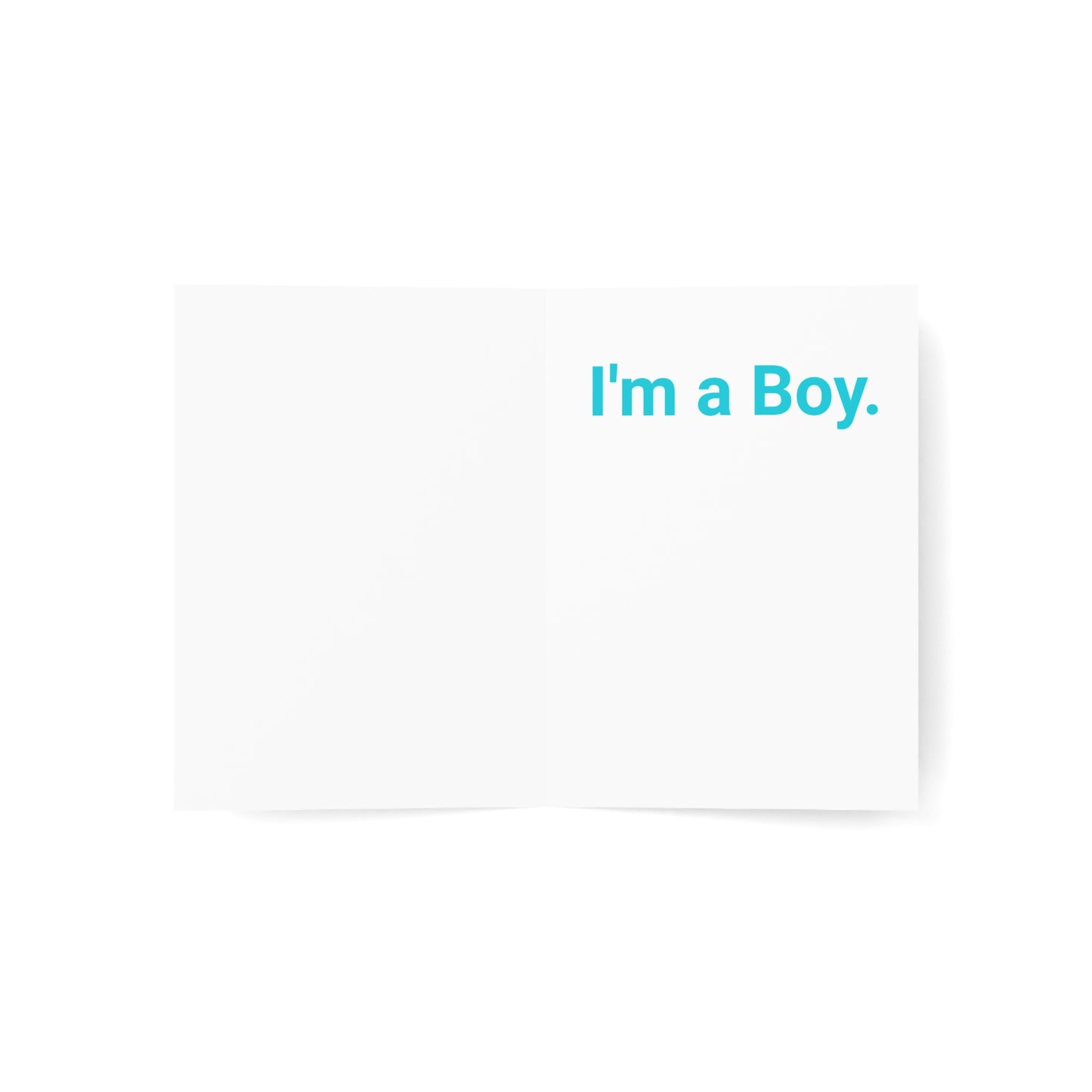 Surprise! I’m a Boy. | Snarky Adoptee Greeting Card | Disenfranchised Souvenirs Collection