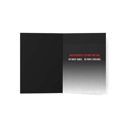 Sleigh Mode Activated | DNA Sibling Reveal Christmas Card