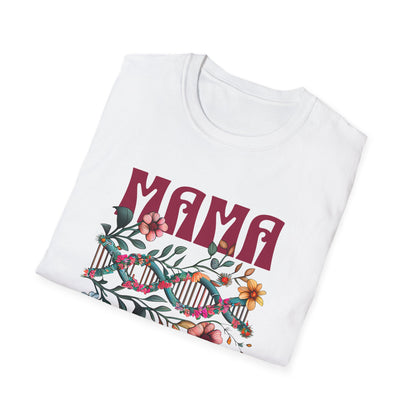 Mama Unisex T-Shirt – Floral DNA Design, Adoptee Reunion Matching Mother Shirt