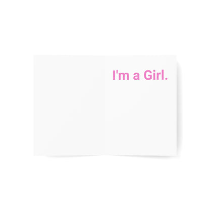 Surprise! I’m a Girl. | Snarky Adoptee Greeting Card | Disenfranchised Souvenirs Collection