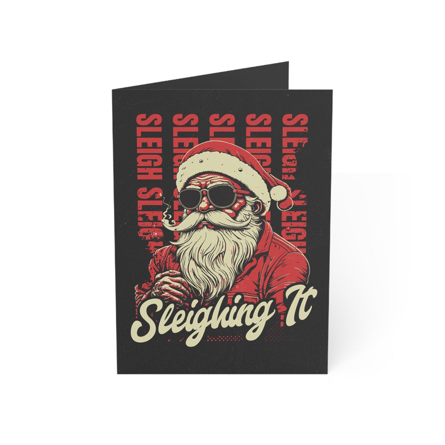 Sleighed It | Surprise Sibling Christmas Card