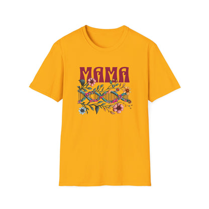 Mama Unisex T-Shirt – Floral DNA Design, Adoptee Reunion Matching Mother Shirt
