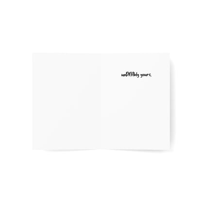 You + Her = Me | unDNAbly Yours | Snarky DNA Reunion Card for Biological Parents | Disenfranchised Souvenirs