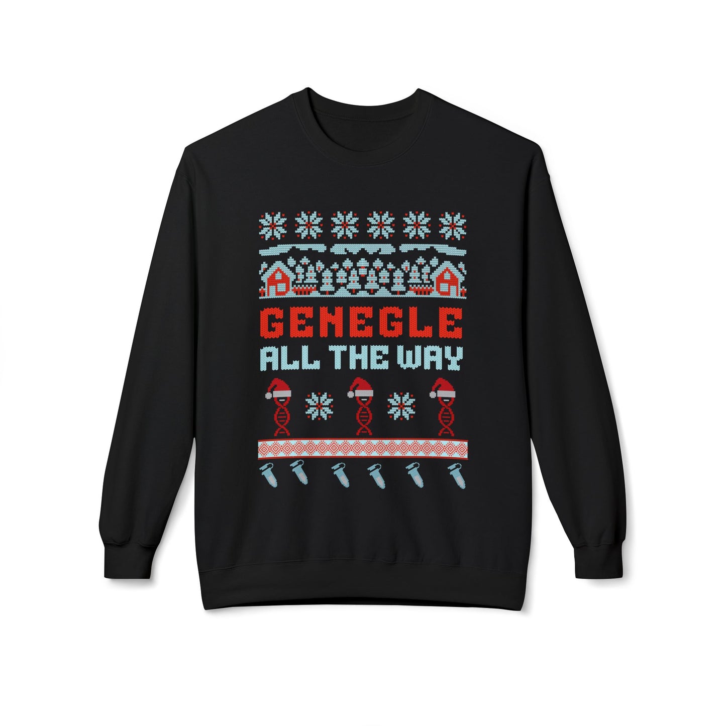 Gene-gle All the Way | DNA Holiday Ugly Sweater