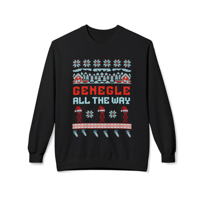 Gene-gle All the Way | DNA Holiday Ugly Sweater
