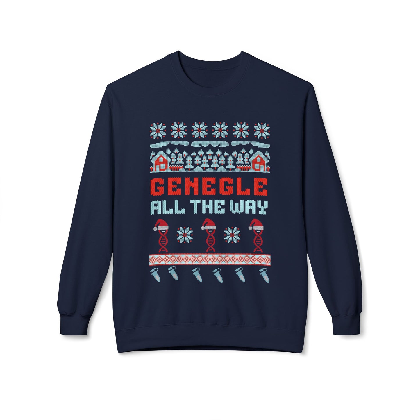 Gene-gle All the Way | DNA Holiday Ugly Sweater