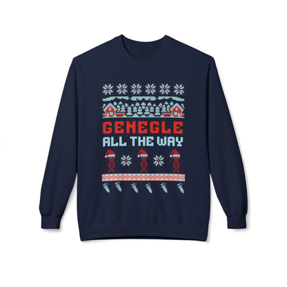 Gene-gle All the Way | DNA Holiday Ugly Sweater