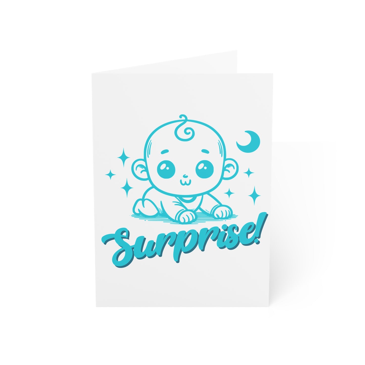Surprise! I’m a Boy. | Snarky Adoptee Greeting Card | Disenfranchised Souvenirs Collection