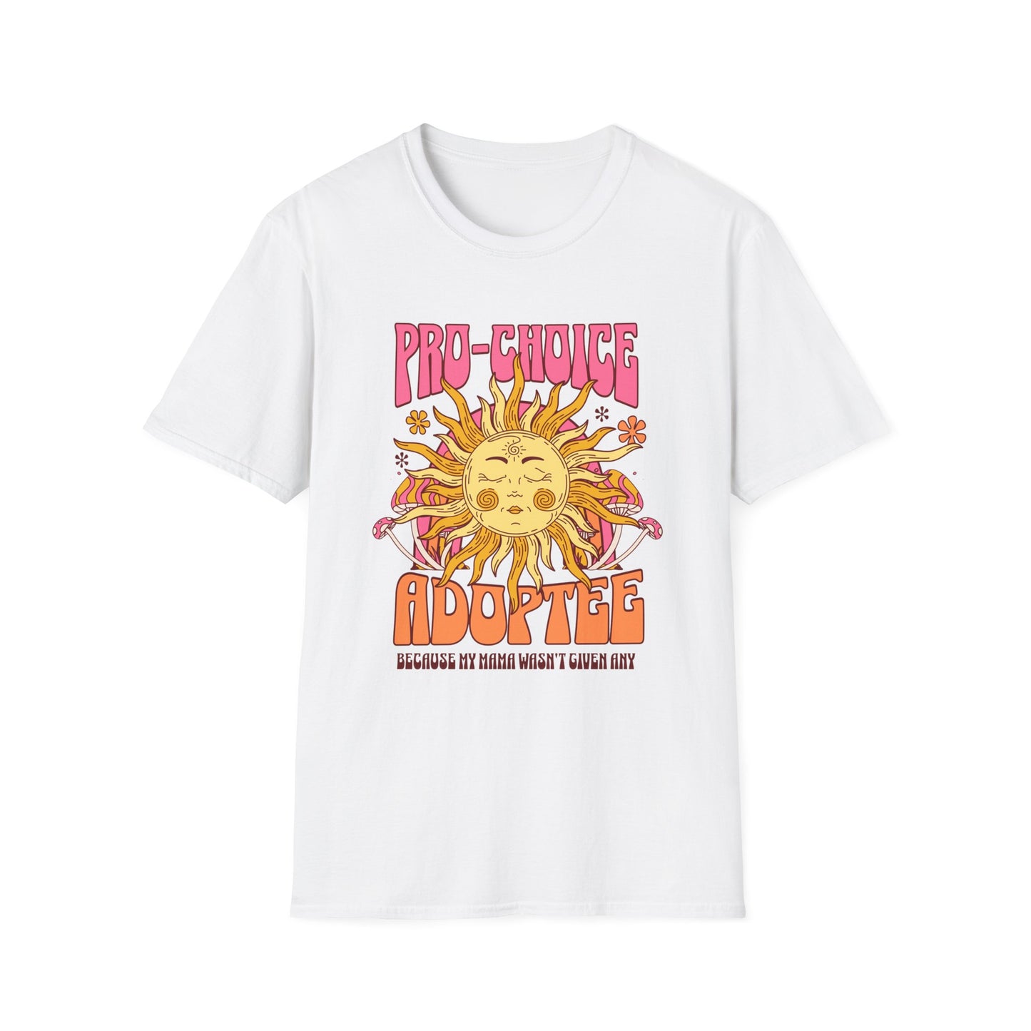 Pro-Choice Adoptee – Retro Sunshine Tee